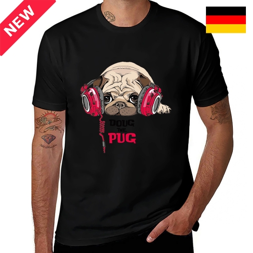 Cotton Short Sleeve T-shirt (Front Side Printing) | Ships from Germany