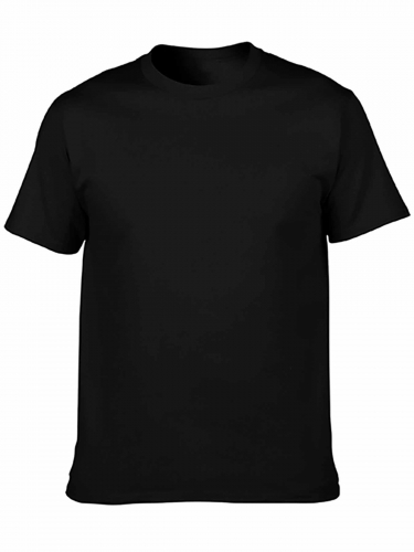 Cotton Short Sleeve T-shirt (Back Side Printing) (Made in Germany)