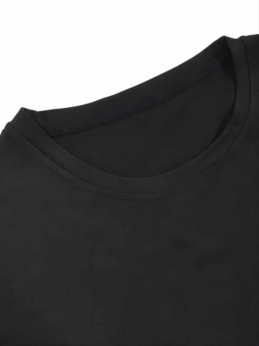 Cotton Short Sleeve T-shirt (Back Side Printing) (Made in Germany)