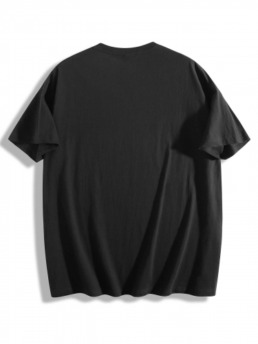 Cotton Short Sleeve T-shirt (Front Side Printing) (Made in Japan)