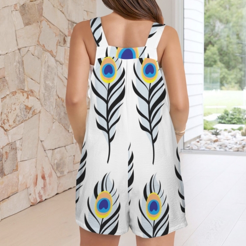 Pocket Bib Short Romper