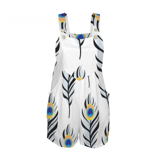 Pocket Bib Short Romper