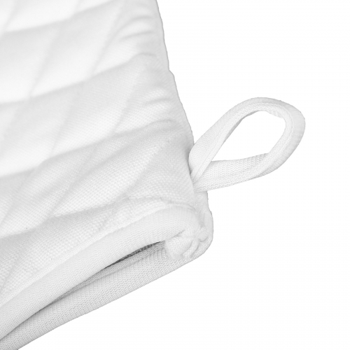 Heat Resistant Oven Mitt With Pot Holder(Two Pieces Set))