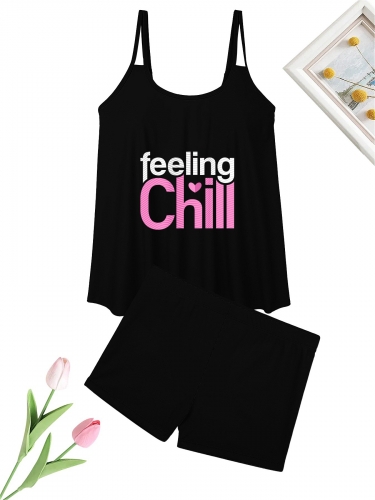 Split Swimsuit Set (Front Side Printing)(Made in USA)