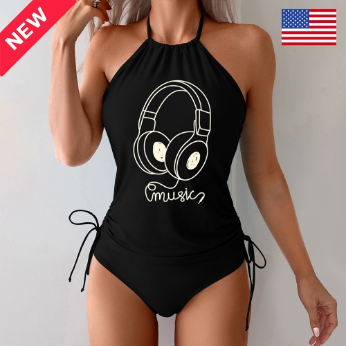 Swimsuit Set (Front Side Printing) | Ships from USA