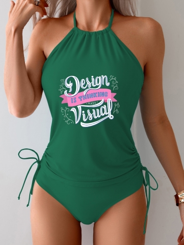 Swimsuit Set (Front Side Printing) | Ships from USA