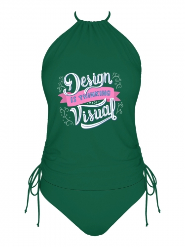 Swimsuit Set (Front Side Printing) | Ships from USA