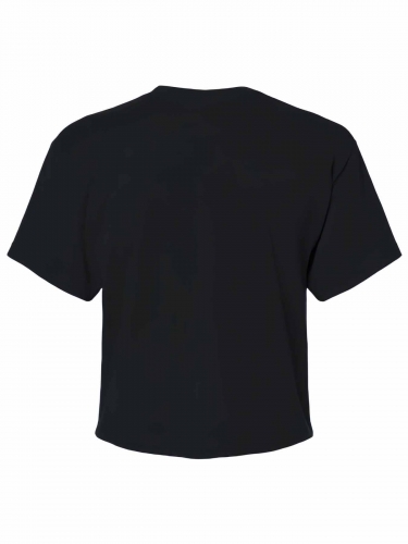 Women's Cropped T-Shirt (Front Side Printing)(Made in USA)