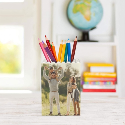 Personalized Building Bricks Pencil Pot