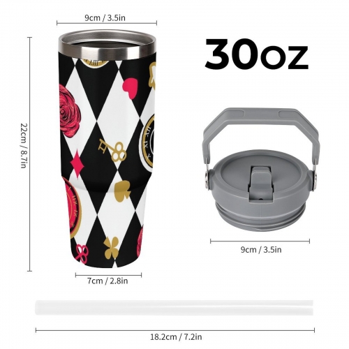 30oz Tumbler with Top Handle