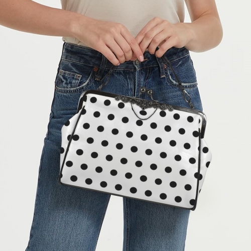Kisslock Crossbody Shoulder Bag(Model 1752)