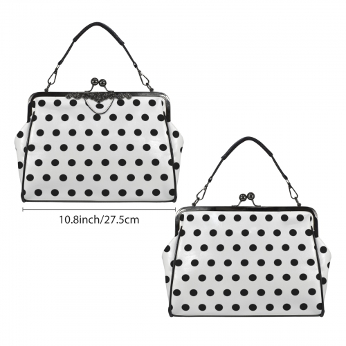 Kisslock Crossbody Shoulder Bag(Model 1752)