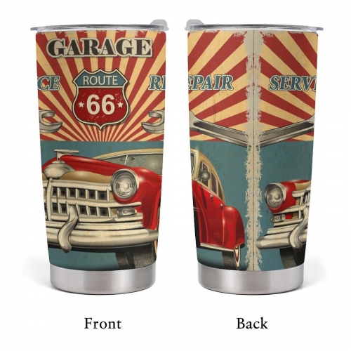 Tapered Stainless Steel Tumbler 20 oz(Made in USA)