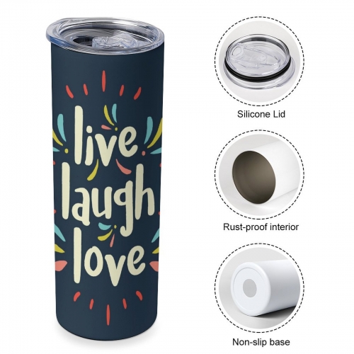 Stainless Steel Tumbler 20 oz(Made in USA)