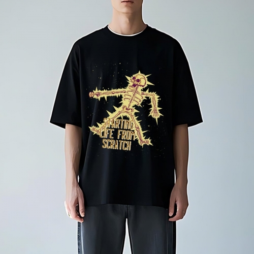 Cotton Short Sleeve T-shirt (Two Sides Printing) (Made in Japan)