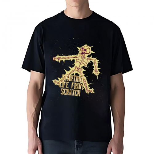 Cotton Short Sleeve T-shirt (Two Sides Printing) (Made in Japan)