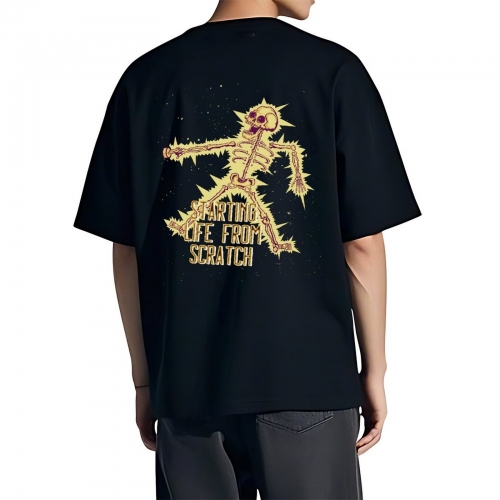 Cotton Short Sleeve T-shirt (Two Sides Printing) (Made in Japan)