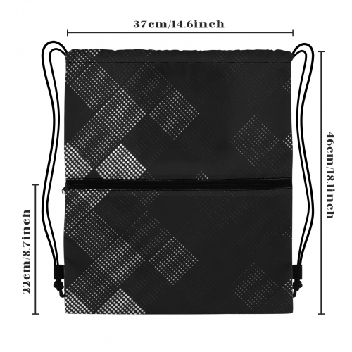 Zipper Drawstring Bag