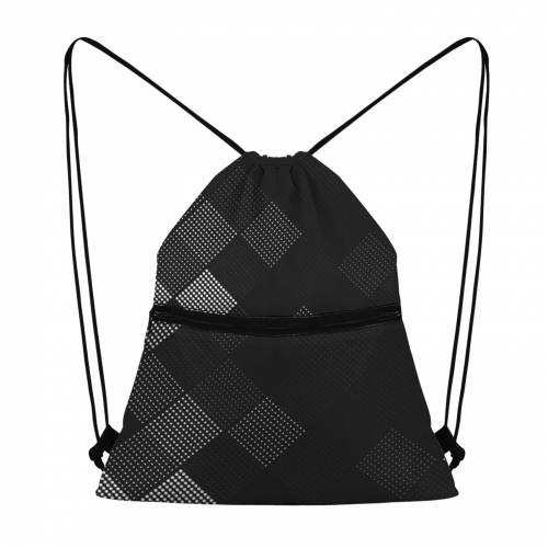Zipper Drawstring Bag