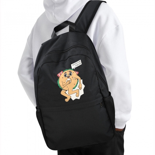 Casual Backpack(Upper Part Printing)(Model 1753)(Made in Queens)