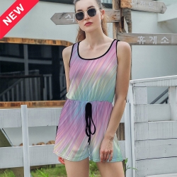 Women's Loose Tie-Waist Jumpsuit