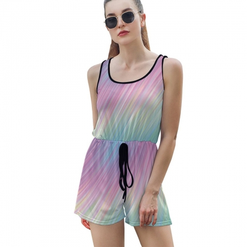 Women's Loose Tie-Waist Jumpsuit