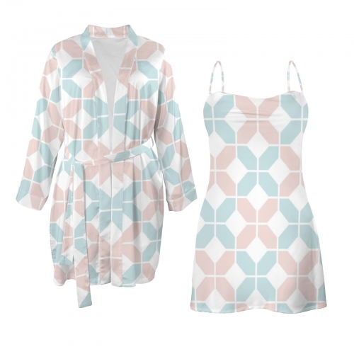 Pajama Robe Cami Sets