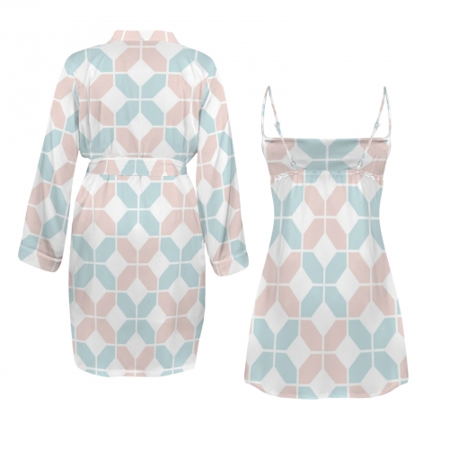 Pajama Robe Cami Sets