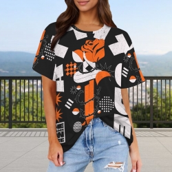 Round Neck Loose T-Shirts