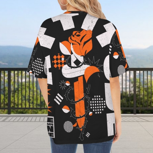 Round Neck Loose T-Shirts