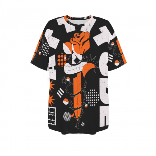 Round Neck Loose T-Shirts