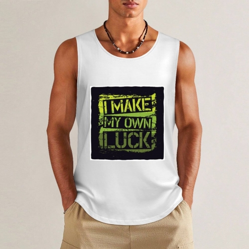 Men's Tank Top (EU Size) (Front Side Printing)