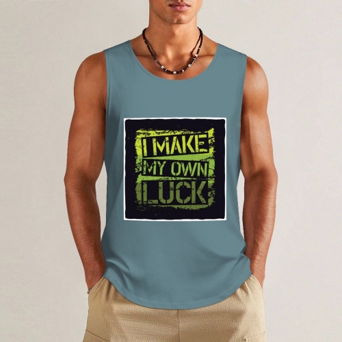 Men's Tank Top (EU Size) (Front Side Printing)