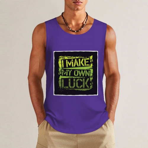 Men's Tank Top (EU Size) (Front Side Printing)
