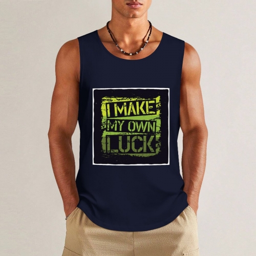 Men's Tank Top (EU Size) (Front Side Printing)