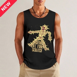 Tank Top with Multicolor Prints