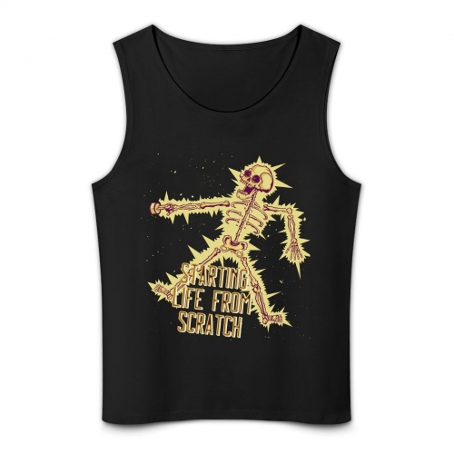 Tank Top with Multicolor Prints