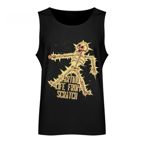 Tank Top with Multicolor Prints