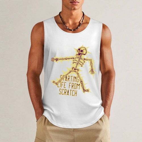 Tank Top with Multicolor Prints