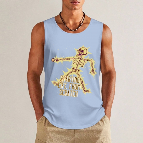 Tank Top with Multicolor Prints