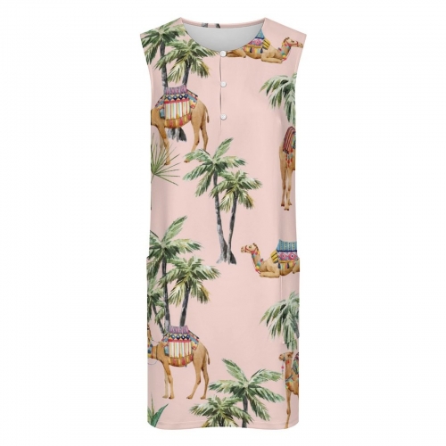 Sleeveless Pocket Dress