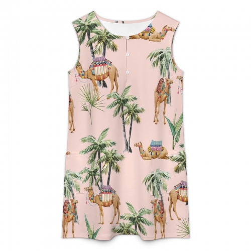 Sleeveless Pocket Dress