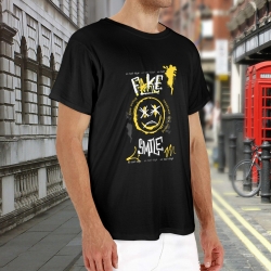 Men's Cotton T-Shirt (Front Printing)(Model T86)