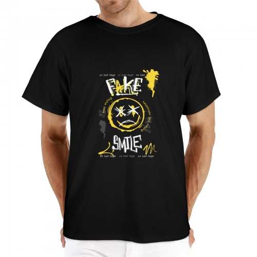 Men's Cotton T-Shirt (Front Printing)(Model T86)