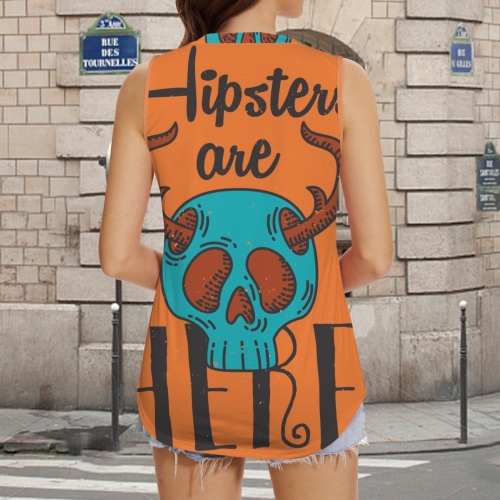 V-Neck Sleeveless Tank Tops