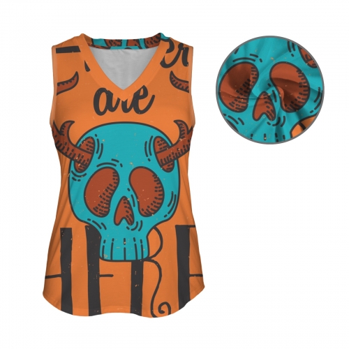 V-Neck Sleeveless Tank Tops