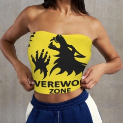 Basic Backless Tube Crop Tops