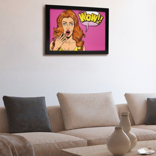 Picture Frame Canvas Painting 24"×16" - Horizontal (Black)(Made in USA)