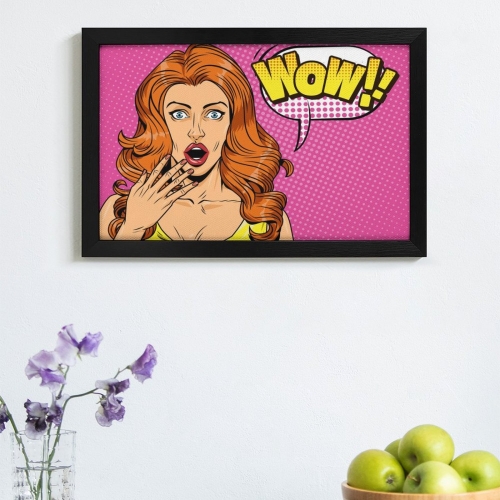 Picture Frame Canvas Painting 24"×16" - Horizontal (Black)(Made in USA)