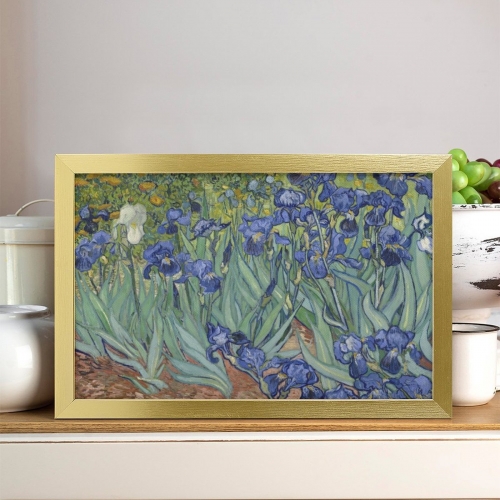 Picture Frame Canvas Painting 12"×8" - Horizontal (Golden)(Made in USA)